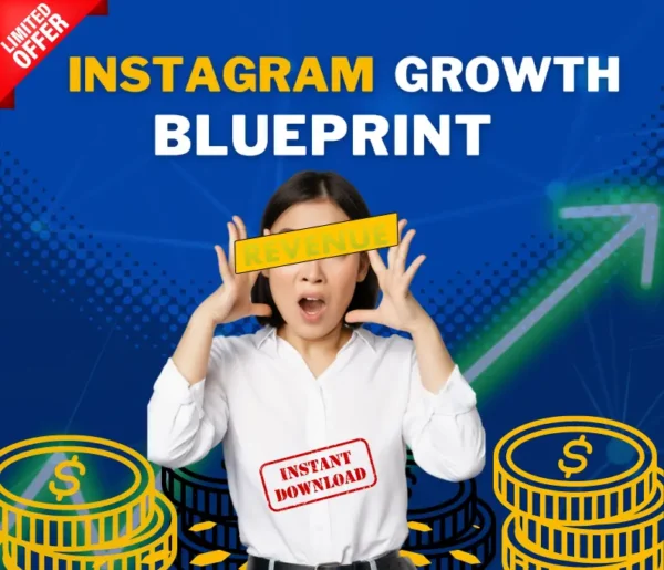 instagram Growth blueprint ebook help to increase social media presence